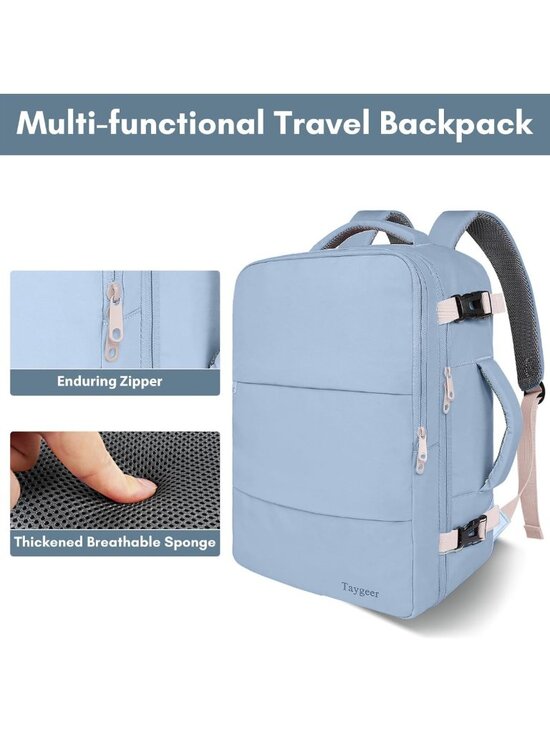 Cute Laptop Backpack for Women | TSA Approved Travel Daypack with 17.3 main image 6